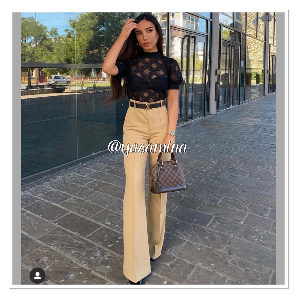 Last🔥Zara flare pants bloggers favorite - Picture 6 of 16